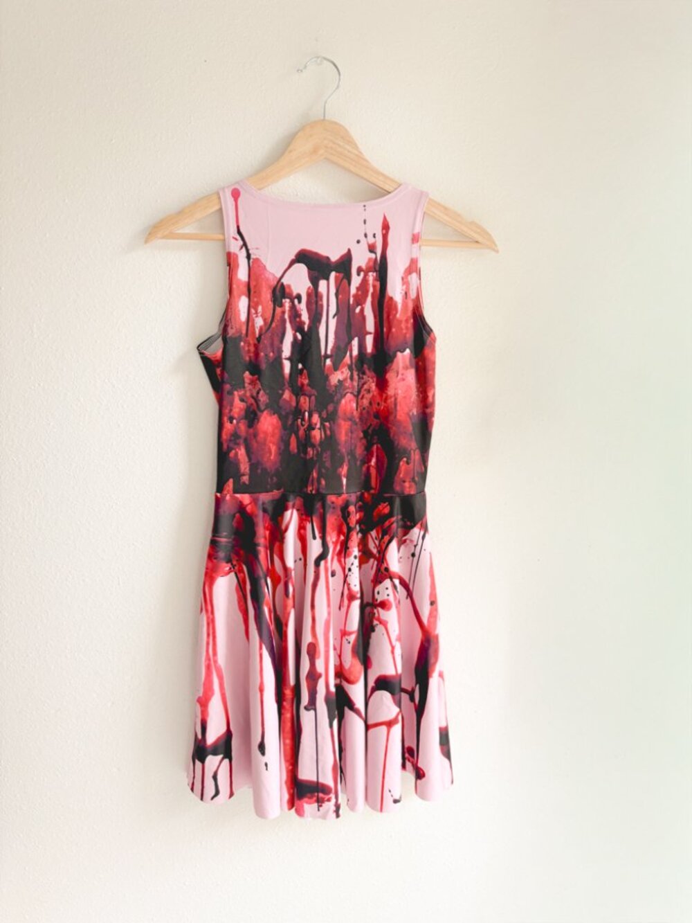 BlackMilk Carrie Dress Blood Splatter Horror Print Size Small Halloween - Picture 5 of 9